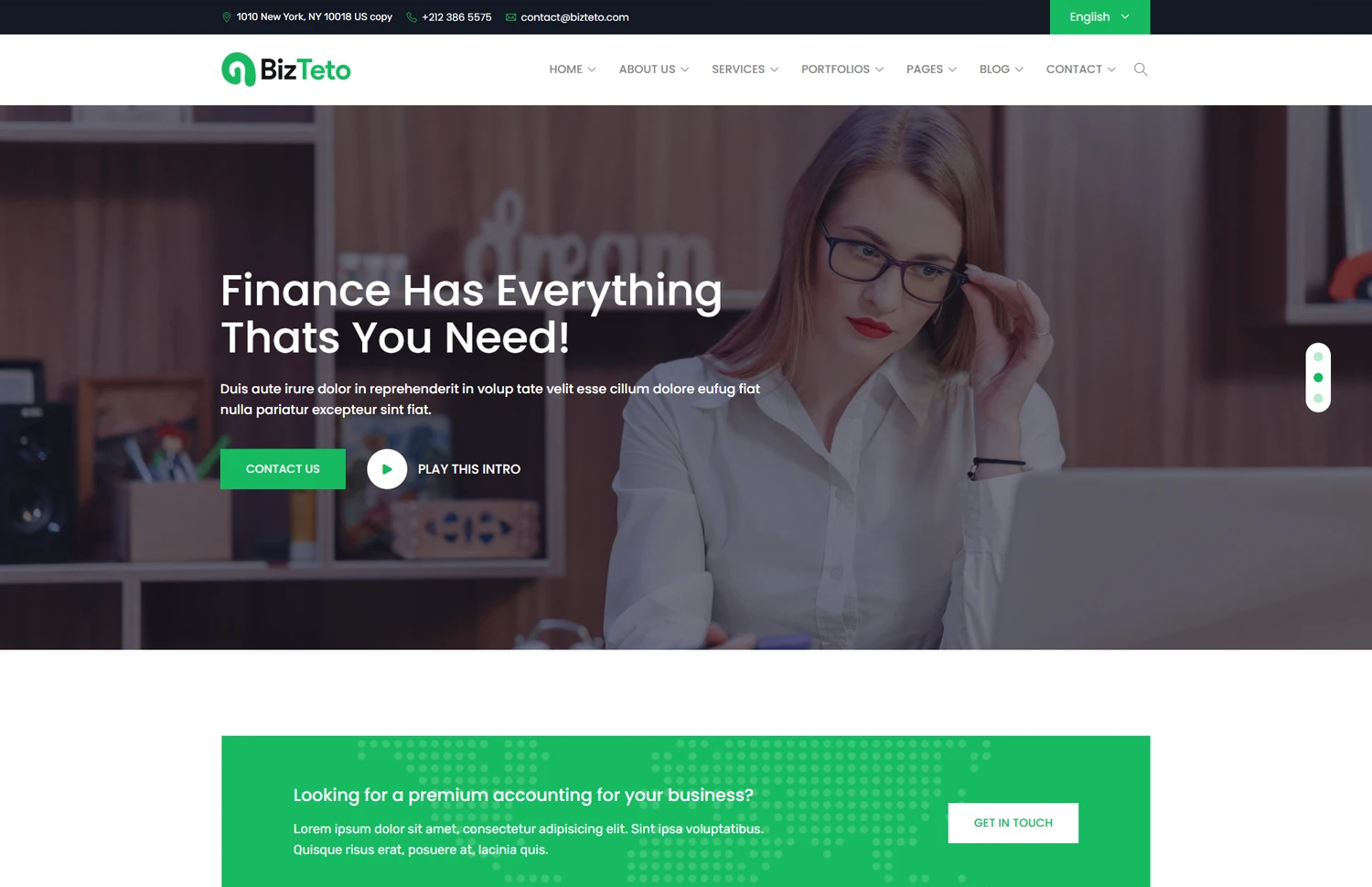 Bizteto – Multipurpose Business Startup Template