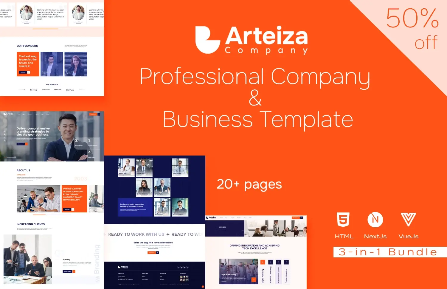 Arteiza – Professional Company & Business Template