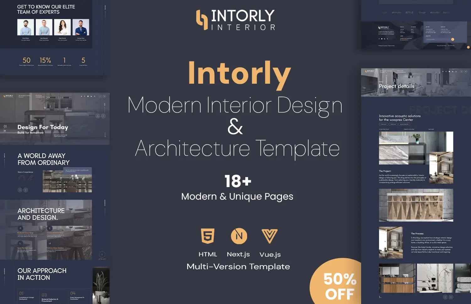 Intorly – Modern Interior Design & Architecture Template