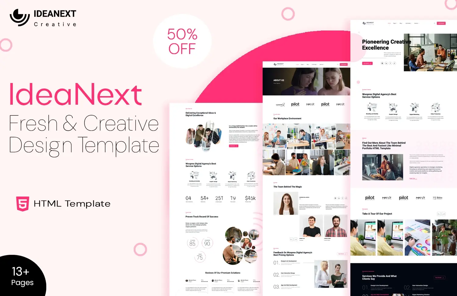 IdeaNext – Fresh & Creative Design Template