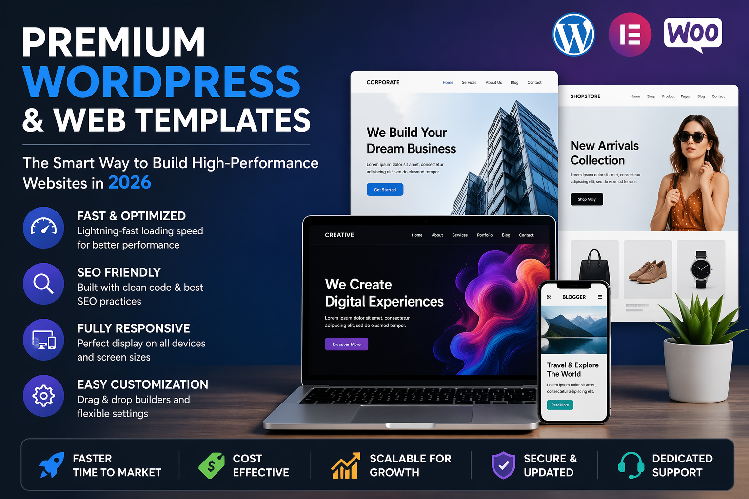 Premium WordPress Web Templates