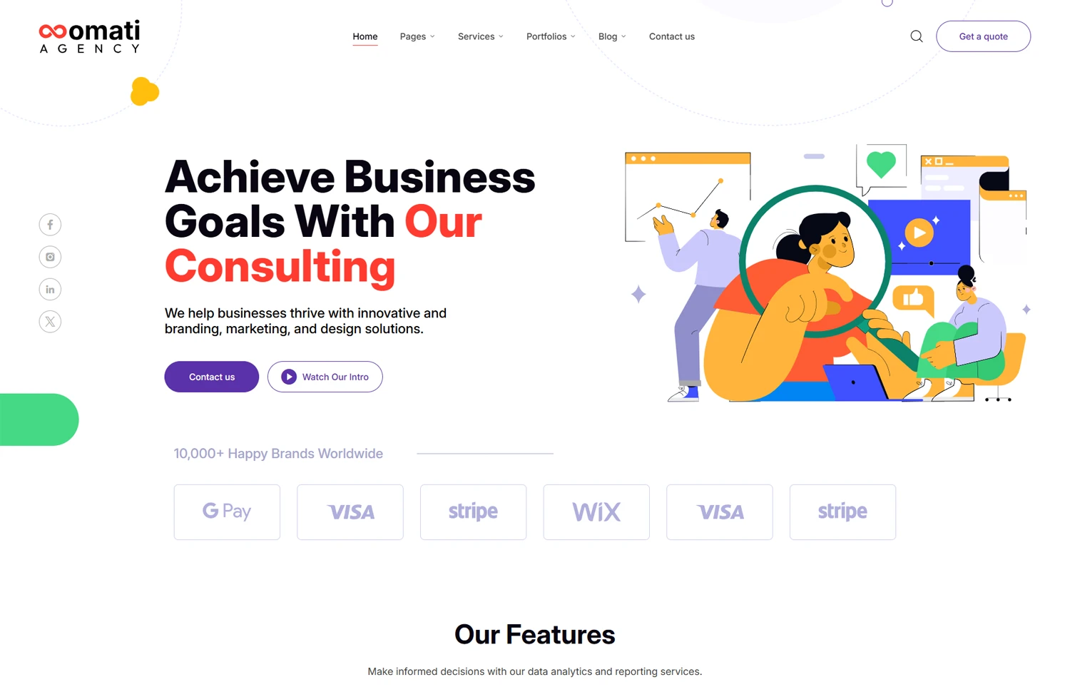 Omati agency template